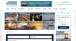 Desktop Screenshot of jobsinmaritime.com